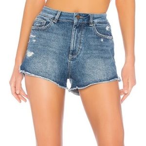 DL1961 Cleo High Rise Short in Rush - Size 29